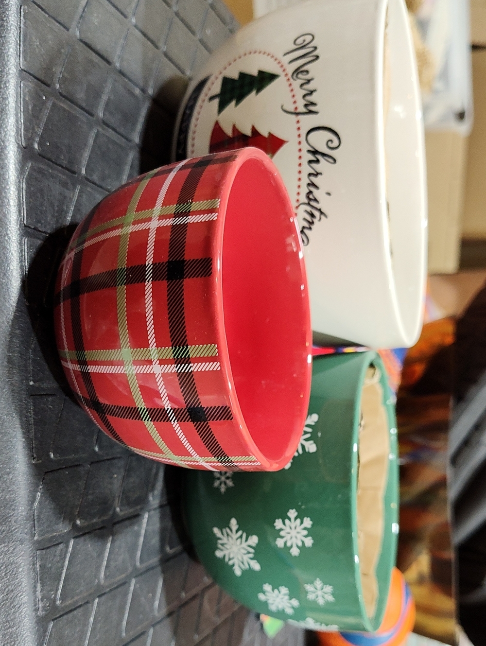 Holiday Ceramic Serving Bowl Set - New